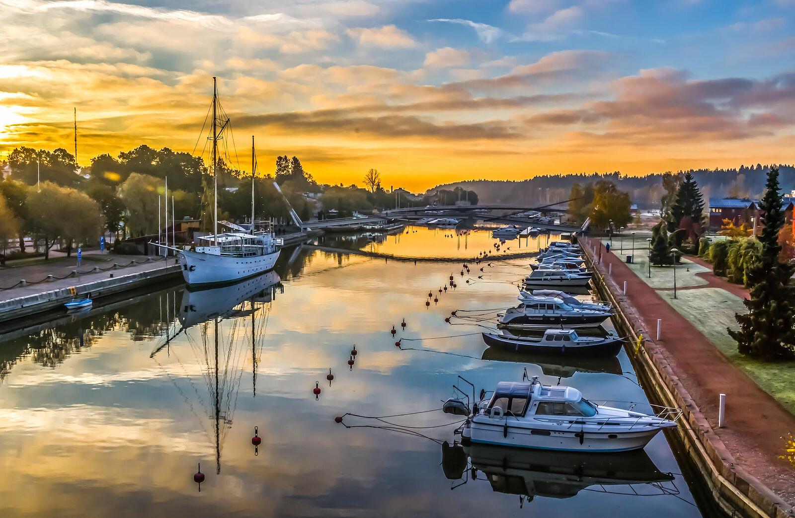 Europe, Finland, Porvoo, October, Autumn, Morning,