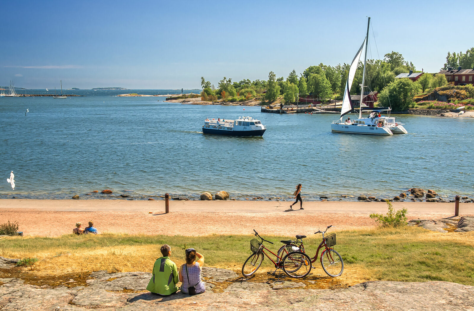 Islands. Helsinki. Finland. Baltic sea